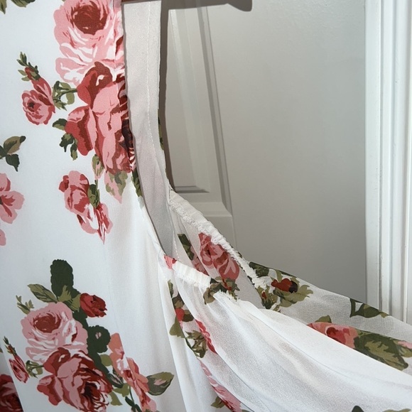 Show Me Your Mumu Floral Rosie Posie Birdie Ruffle Dress, Size XS NWT - Picture 5 of 5